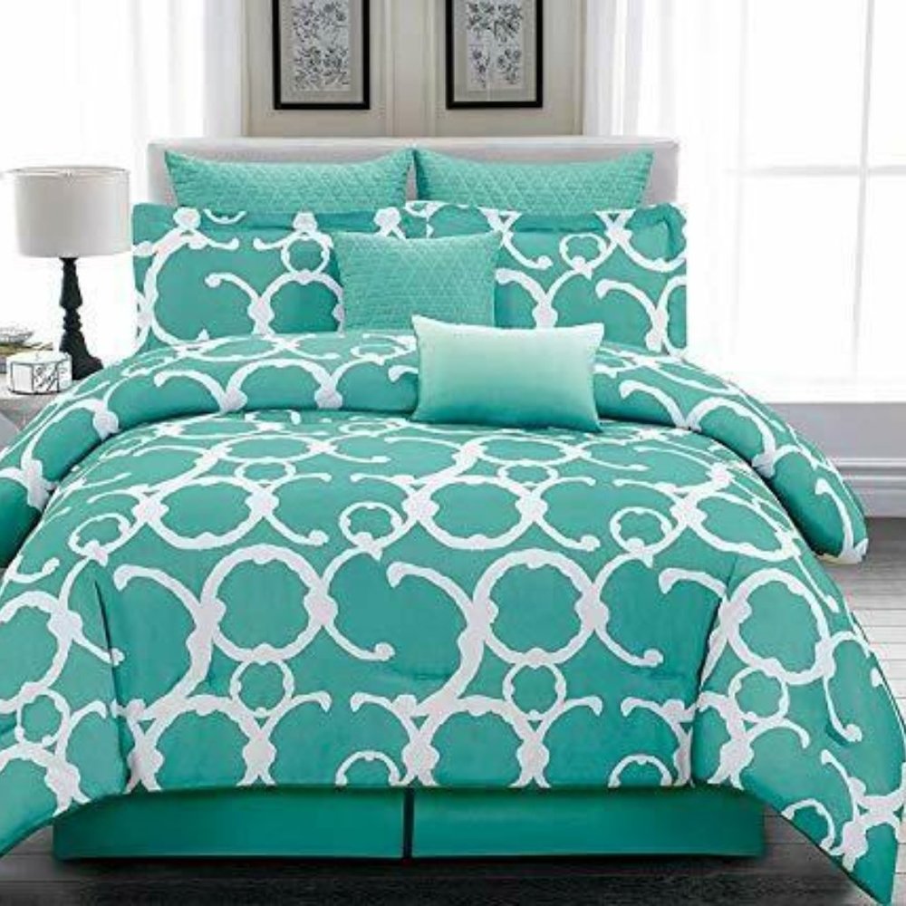 Rhys Dusty Blue Ultra Comfort 8 Pcs Oversized
